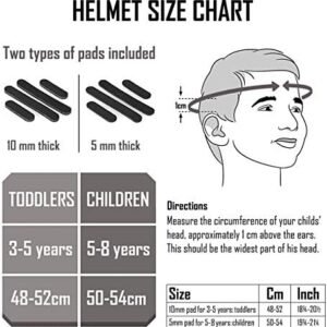 Kids Bike Helmet – Adjustable from Toddler to Youth Size, Ages 3-8 Years Old – Breathable Kids Bicycle Helmet – Durable Toddler Bike Helmet with Fun Designs Boys and Girls Will Love