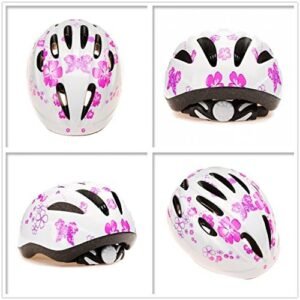 Girl Helmet for Bike,Kids Bike Pink Helmet for Girls Approximately Ages 3-10 Years Adjuastable and Multi-Sport, from Toddler to Kids CPSC Certicated