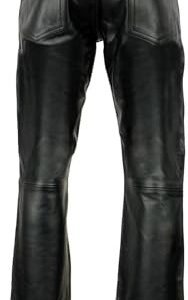 Milwaukee Leather | Classic Fit 5 Pocket Leather Pants for Men – Premium Leather Motorcycle Riding Pants – LKM5790